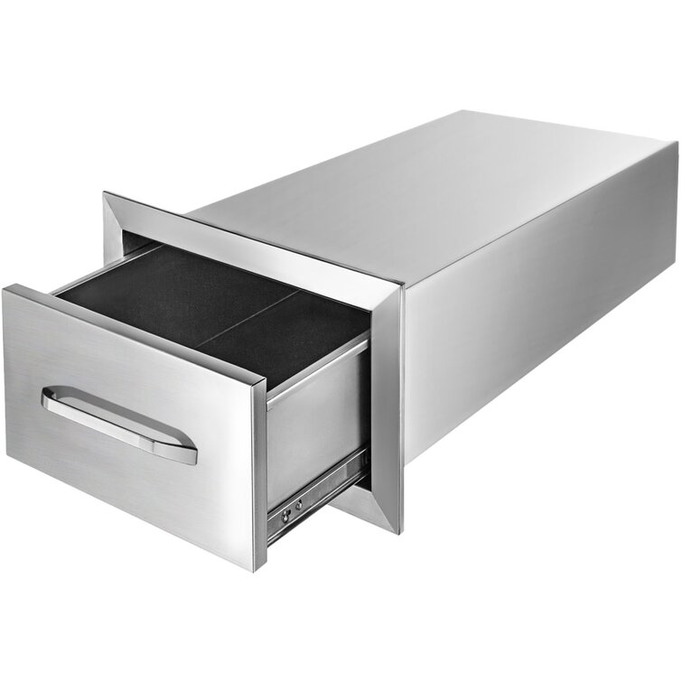 Stainless steel bbq clearance drawers